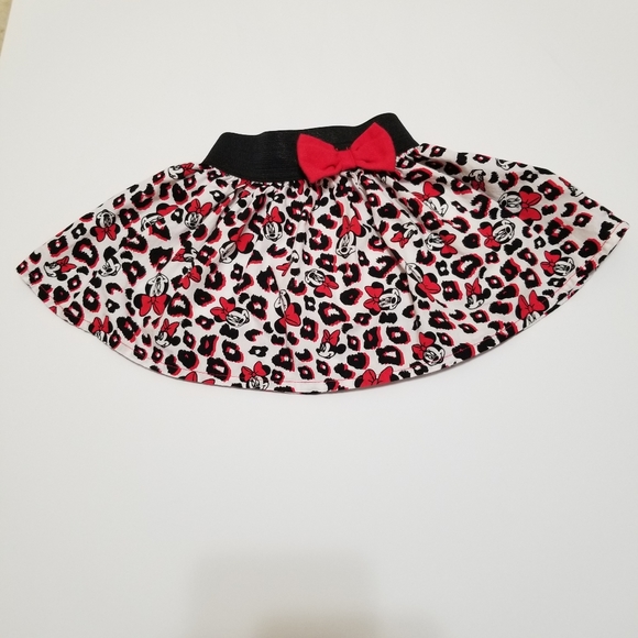 Disney Other - Disney Minnie Mouse Red & White Skirt